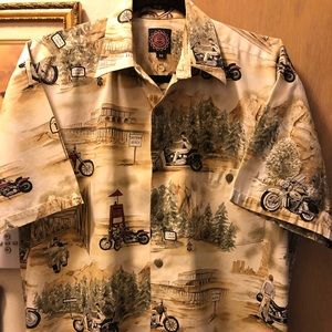 Harley-Davidson casual shirt.